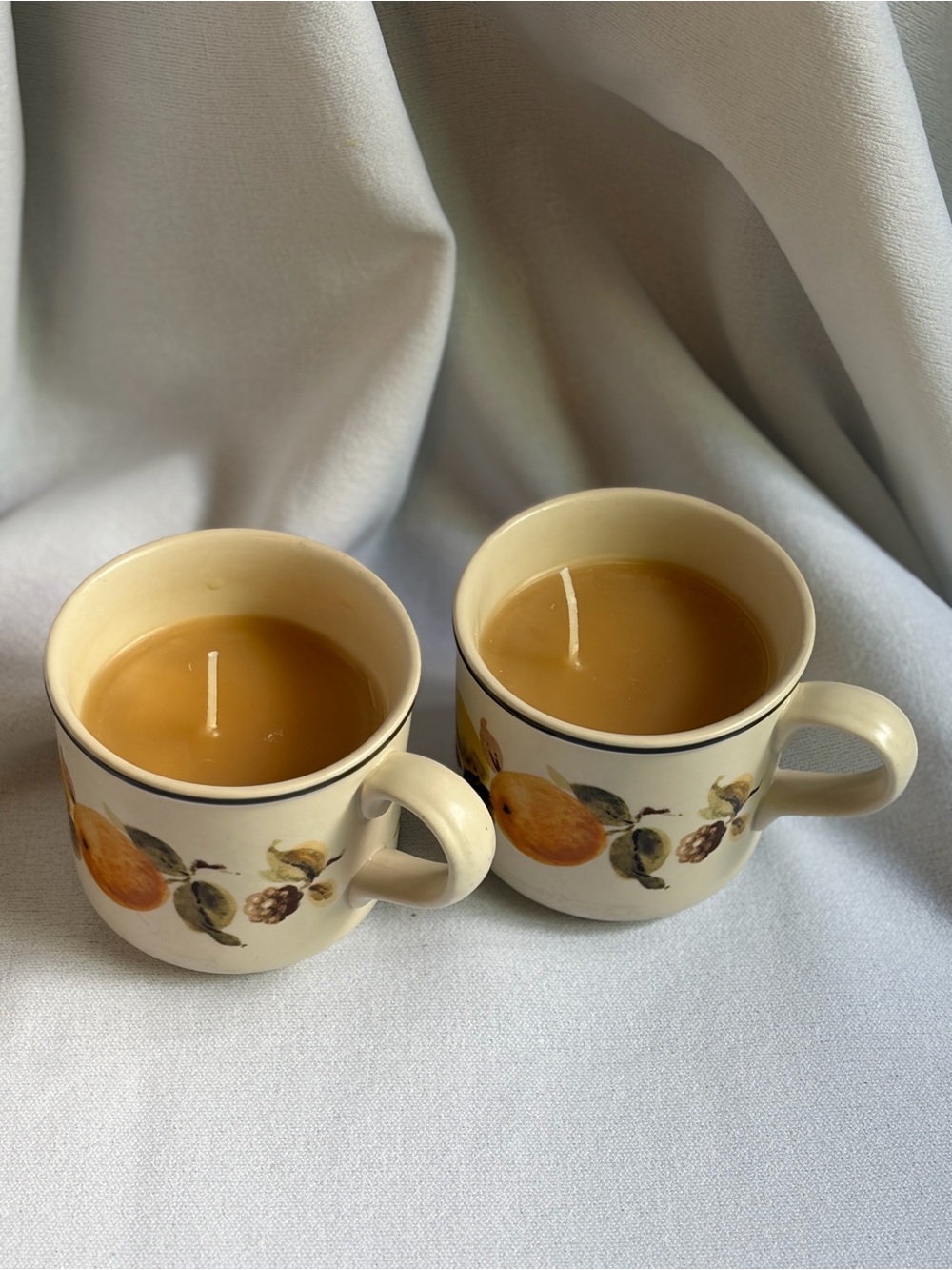 2 Vanilla Cupcake scented candles
